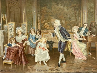 Lionel PERAUX d'après. 
Le Menuet du Grand-père,...