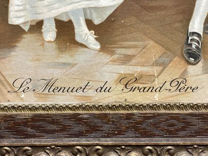 Lionel PERAUX d'après. 
Le Menuet du Grand-père,...
