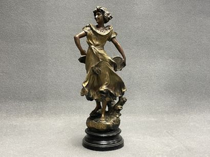 Luca MADRASSI (1848-1919)
Carmen. 
Sculpture...
