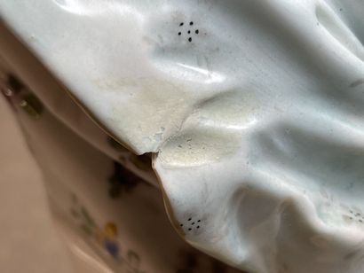 Deux sculptures en porcelaine allemande :...