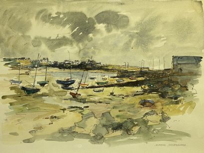 Gérard DESGRANGES ( 1919- ?),
Bateaux à sec...