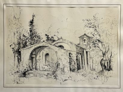 Église Notre-Dame-du-Brusc de Châteauneuf-Grasse....