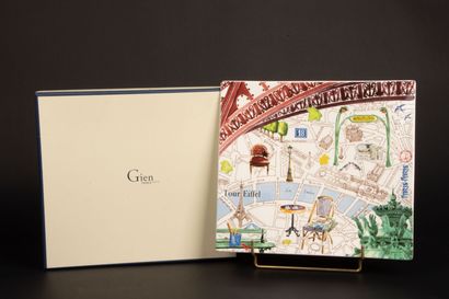 GIEN collection PARIS-PARIS - 
plat carré...