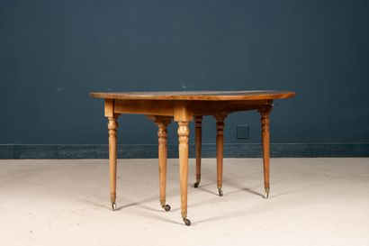 Table de salle à manger en acajou de forme...