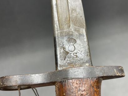 BAIONNETTE US Modèle 17 Remington 1918. Fourreau...
