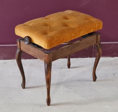 Banquette de piano de style anglais
H: 52...