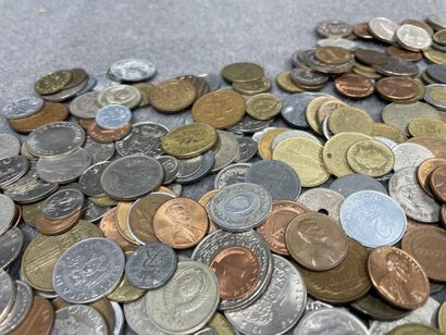 Lot de pièces de monnaie françaises et é...