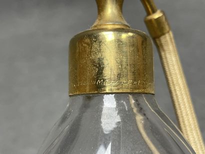 DAUM Vaporisateur en cristal.
H: 20 cm.