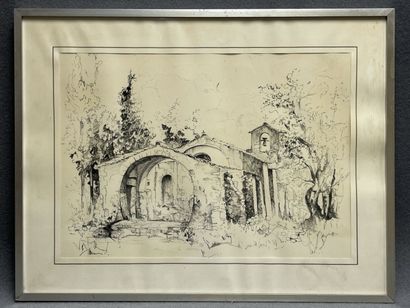 Église Notre-Dame-du-Brusc de Châteauneuf-Grasse....