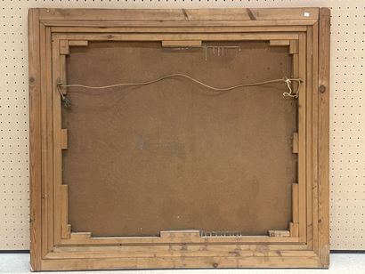 Ecole Française milieu XX°
Usine. 
huile...