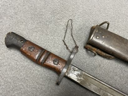 BAIONNETTE US Modèle 17 Remington 1918. Fourreau...