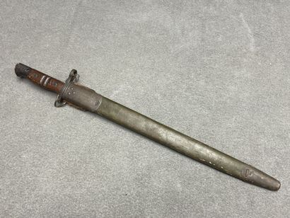 BAIONNETTE US Modèle 17 Remington 1918. Fourreau...