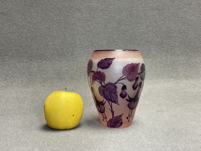 MODA, Vase en verre multicouche dégagées...
