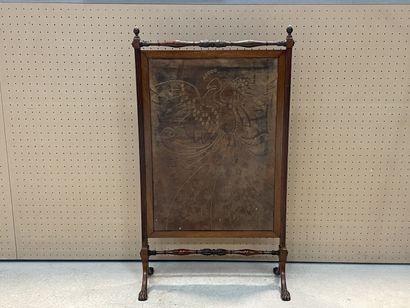 Pare-feu en acajou
Fin XIX°
112 x 64 x 27...