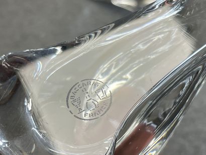 BACCARAT
Couple de perruches en cristal
H:...