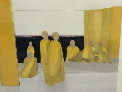 Pierre-Gérard LANGLOIS (1940-1994)
Moines...