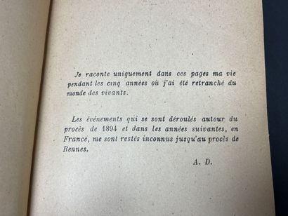 Dreyfus, Alfred. 
Cinq années de ma vie,...