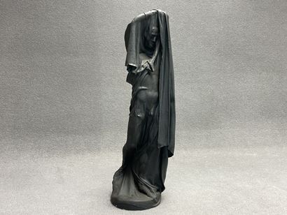 Homme drapé. 
Sulpture en platre gainé de...