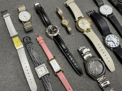 Lot de montres:
Festina, Vertical, Mieux...
