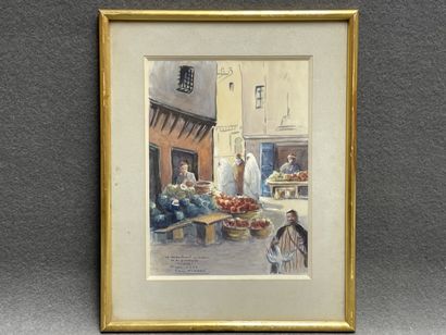 Pierre FURNARI
Le marchand de melons et pastèques,...