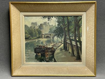 André KRAFFT ( XX°)
Le pont neuf à Paris....