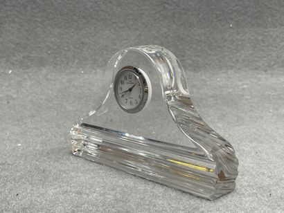 VAL SAINT LAMBERT:
Pendulette cristal
H:...