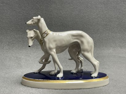 ROYAL DUX BOHEMIA
Lévriers en porcelaine...