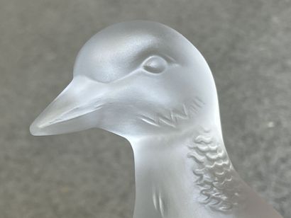BACCARAT:
Le caneton.
Statuette en cristal...