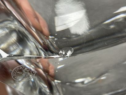 Baccarat. 
Coupe en cristal. 
8 x 16,5 x...