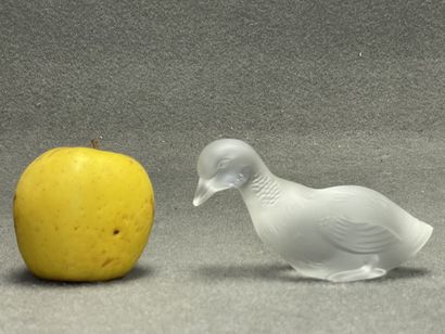 BACCARAT:
Le caneton.
Statuette en cristal...