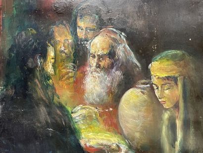 Jacques PECNARD (1922-2012)
La Pâques Juive.
Huile...