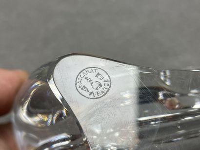 Baccarat. 
Coupe en cristal. 
8 x 16,5 x...