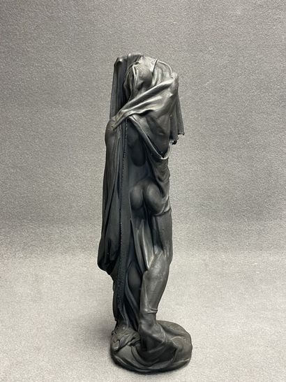 Homme drapé. 
Sulpture en platre gainé de...