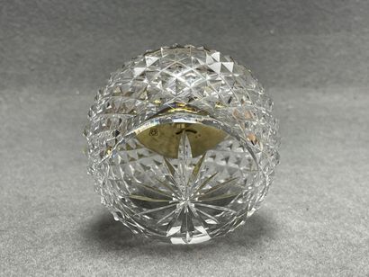SCHNEIDER
Pendulette en cristal, boule à...