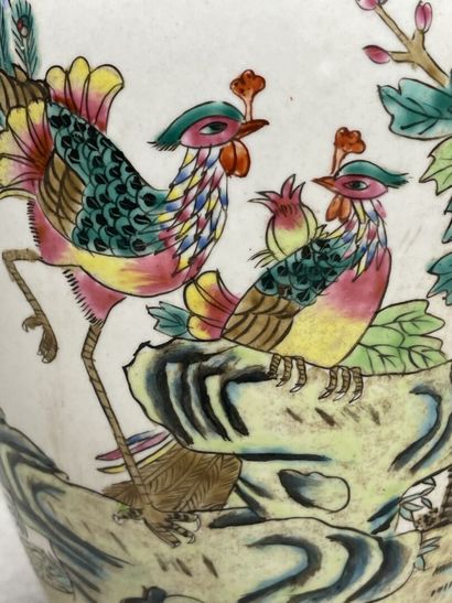 Pied de lampe en porcelaine de Chine
H. :39...