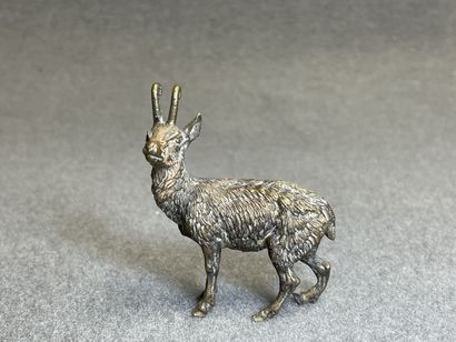 Sept petits bronze. 
-Singe zoomorphe. H....