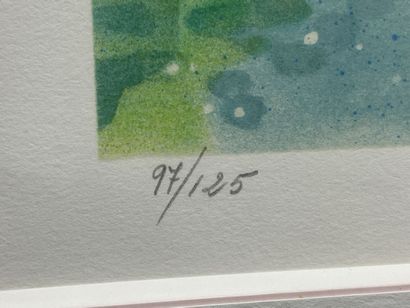 Camille HILAIRE (1916-2004), 
Paysage,
Lithographie...
