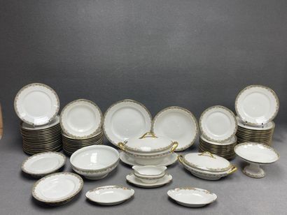 Parties de service de table en porcelaine...