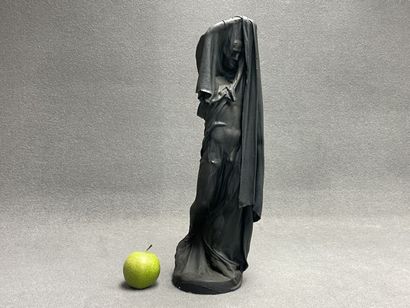 Homme drapé. 
Sulpture en platre gainé de...