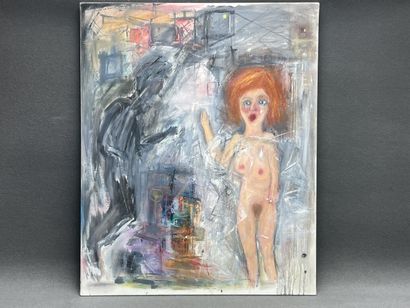 Dominique JANCEL (1946)
Nu feminin. 
huile...