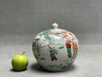 Pot à gingembre en porcelaine de Chine. 
H....