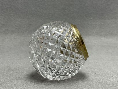 SCHNEIDER
Pendulette en cristal, boule à...
