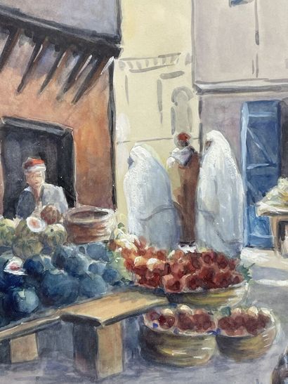 Pierre FURNARI
Le marchand de melons et pastèques,...