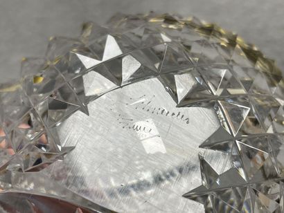 SCHNEIDER
Pendulette en cristal, boule à...