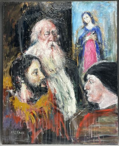Jacques PECNARD (1922-2012)
Scène biblique.
huile...