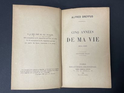Dreyfus, Alfred. 
Cinq années de ma vie,...