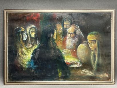 Jacques PECNARD (1922-2012)
La Pâques Juive.
Huile...