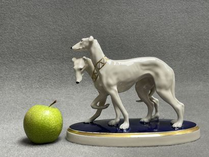 ROYAL DUX BOHEMIA
Lévriers en porcelaine...