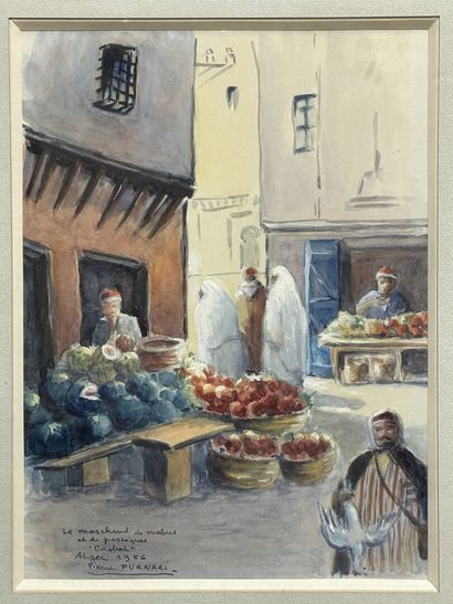 Pierre FURNARI
Le marchand de melons et pastèques,...
