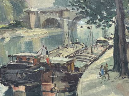 André KRAFFT ( XX°)
Le pont neuf à Paris....
